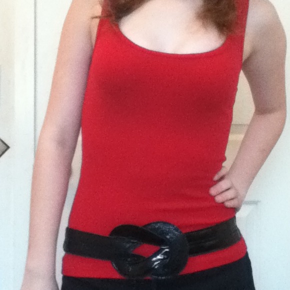 Black dress belt. - Picture 2 of 3