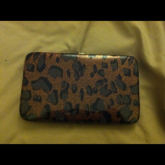 REDUCED!! leopard print wallet