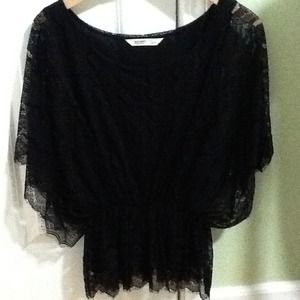 New Black Laced top