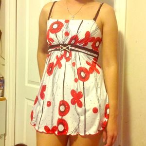 White & Red Xoxo Design Sleeveless with Bling