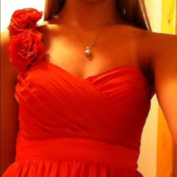 Coral, Beri Jay, Size 8, Knee length, Formal dress