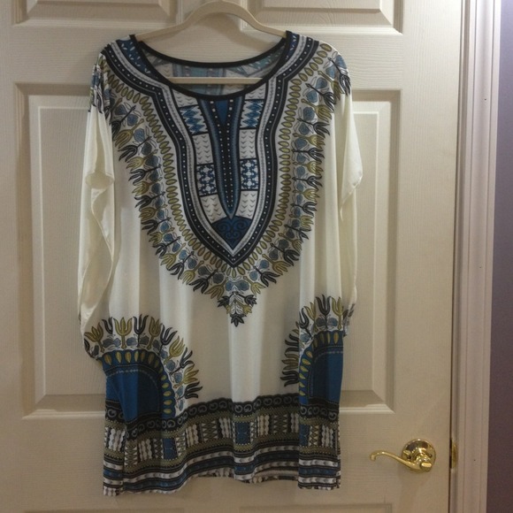 Aztec print blouse bought overseas! Awesome print!