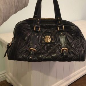 Marc Jacobs black leather bag