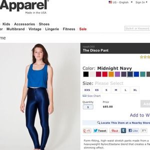 American apparel disco pants!!!!NO TRADES 4 this 1