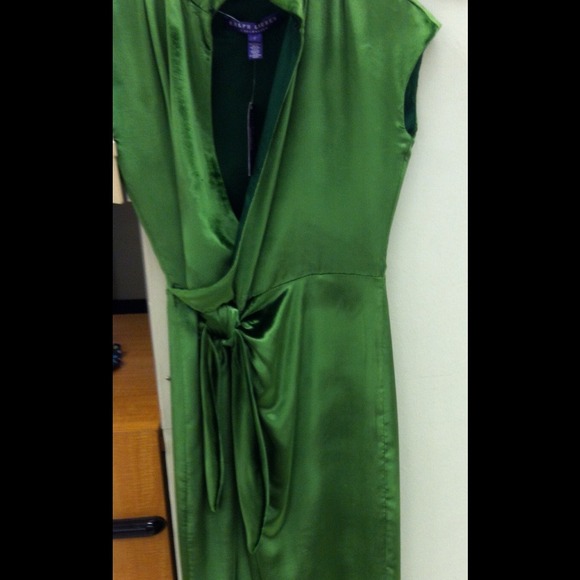 Ralph Lauren authentic emerald gown - Picture 2 of 4