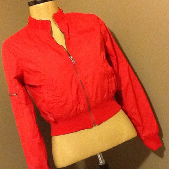 -NO LONGER AVAILABLE-Cherry Red Wind Jacket