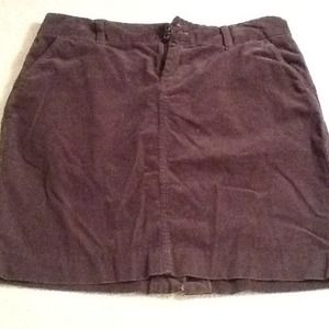 Old Navy Brown Corduroy Skirt