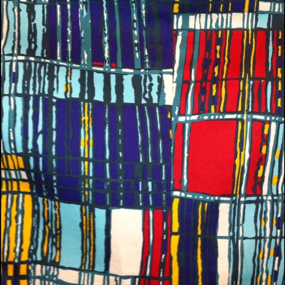 CACHAREL multicolor full length coat with belt - Picture 2 of 3