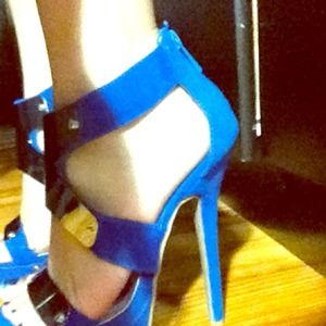 Blue High Heels 5.5