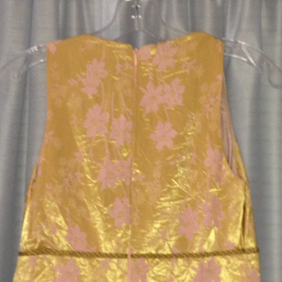 Gold and pink Nicole Miller dress - Picture 4 of 4