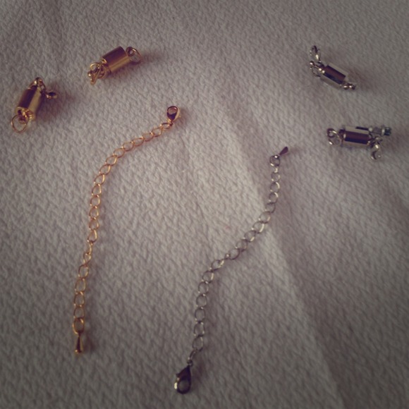 Necklace Extenders & Metallic Clasps