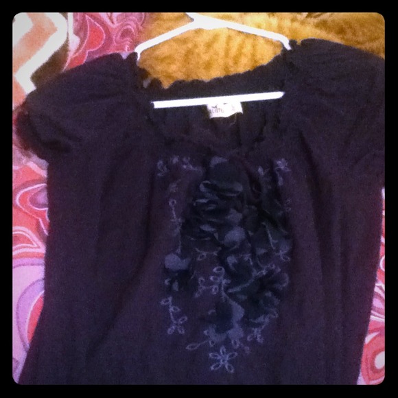 Dark Blue Hollister Shirt