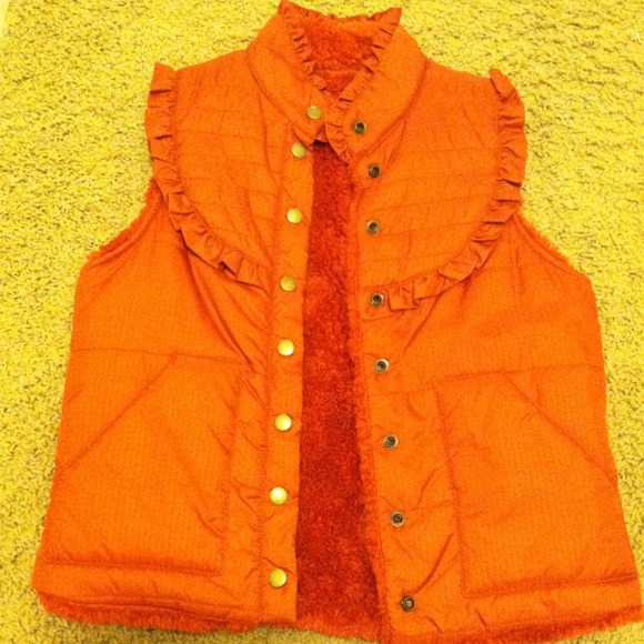 Burnt orange vest