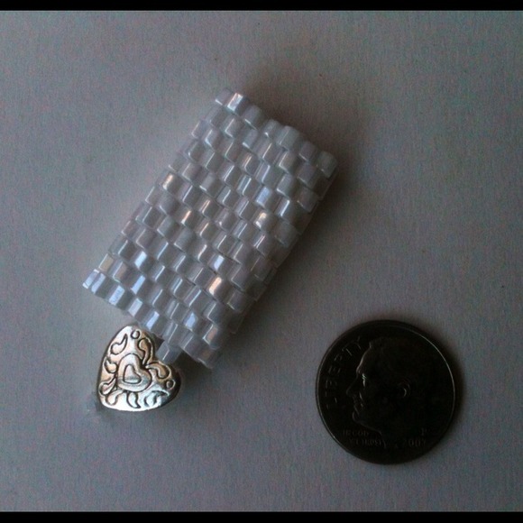 Woven Dreadlock Braid Sleeve Bead Dangle Charm - Picture 3 of 4