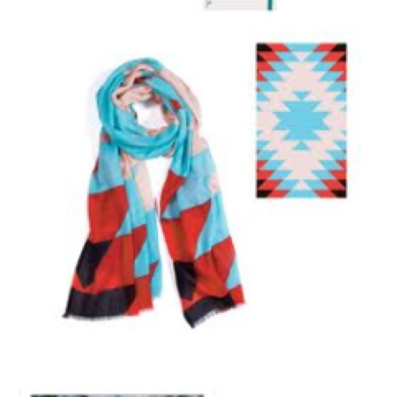 SOLD"Karsyn" Tribal Inspired Scarf - Picture 2 of 2