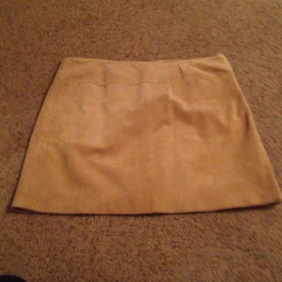 Suede miniskirt, Juniors