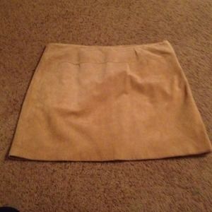 Suede miniskirt, Juniors