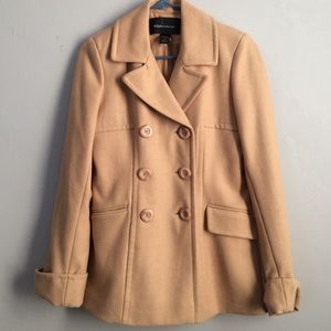 Camel pea coat!!