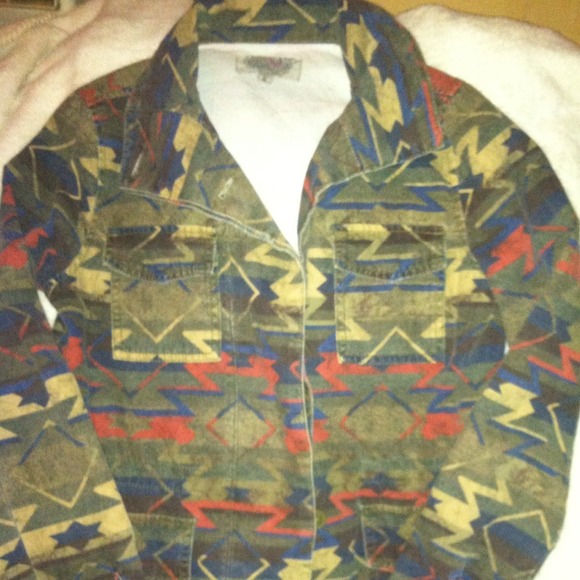 Tribal print jacket/blazer