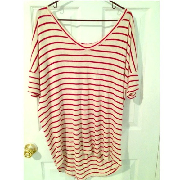 Stripped oversized sweater