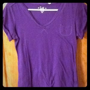 Purple tee