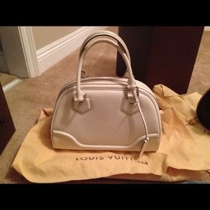LV Ivory Epi Leather Tophandle handbag
