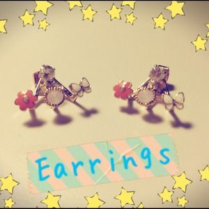 Girly earrings