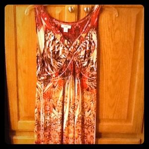 Floor length casual dress