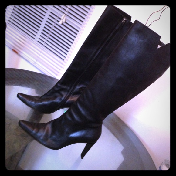 Calvin Klein leather boots