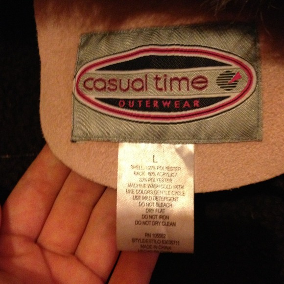 GIRLS SIZE L Dress coat worn once! - Picture 3 of 3