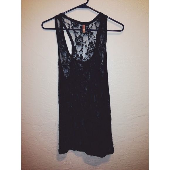 Rose lace top