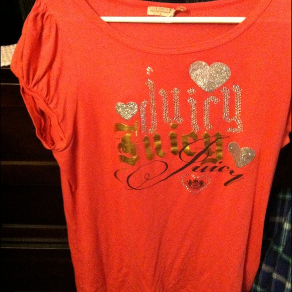 Dark pink Gorgeous Juicy Bling Shirt