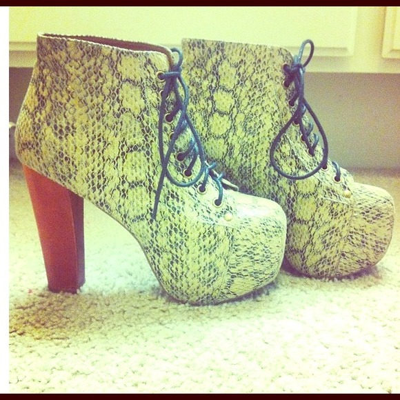 Jeffrey Campbell Shoes - Snake skin Jeffrey Campbell's