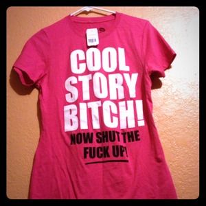 Quirky spencers crewneck pink T-shirt