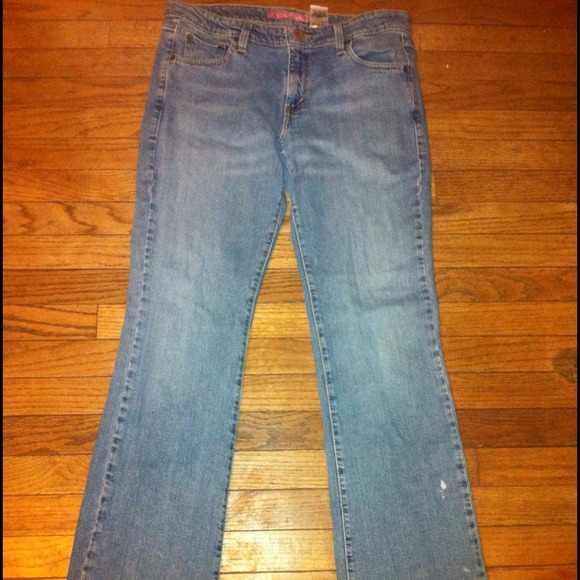 Levi's super low bootcut jeans