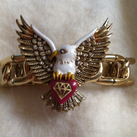 Betsey Johnson Gold Eagle Bracelet