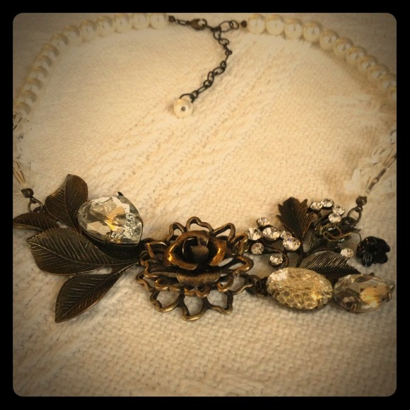 Statement necklace.