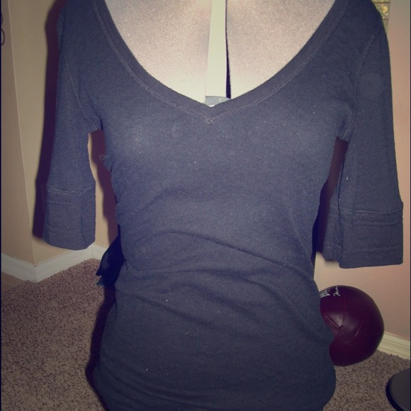 *sold*Blk 3/4 sleeve top