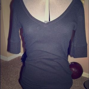 *sold*Blk 3/4 sleeve top