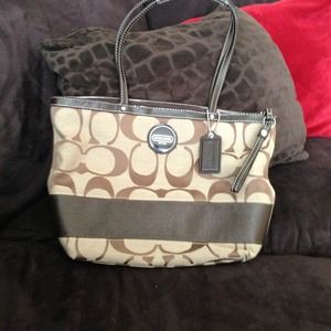 Coach tote handbag