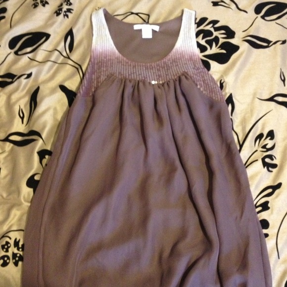 Purple sequence style top