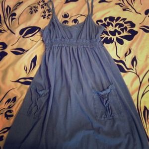 Vintage navy blue dress