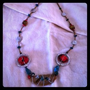 Hand made necklace 21 1/2 inches.