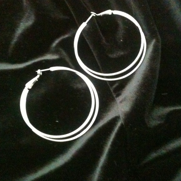 Silver Hoop Earrings