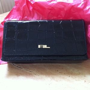 🌺SOLD Ralph Lauren black clutch🌺