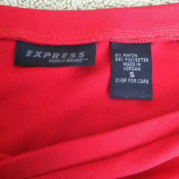 Red Express stretch skirt - Picture 2 of 2