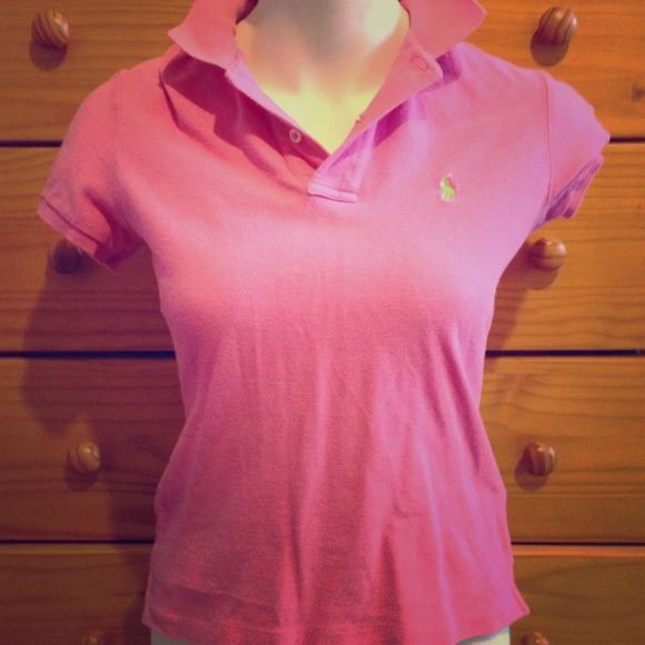 Pink Ralph Lauren polo