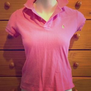 Pink Ralph Lauren polo
