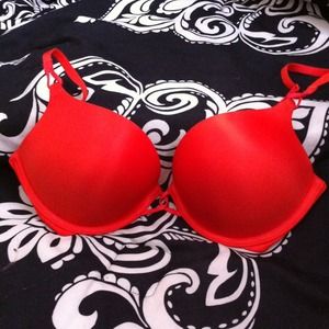 ❗RESERVED❗Bright Orange VS Push-up Bra!❗RESERVED❗