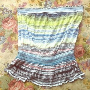 Colorful Stripped Tube Top
